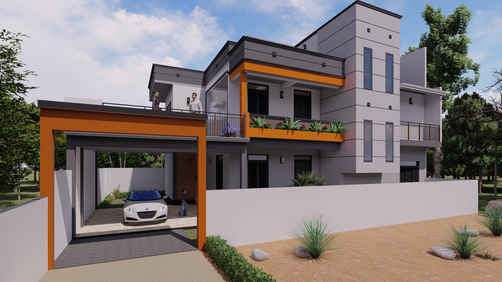 PROPOSED NEW 2 STORIED HOUSE DESIGN